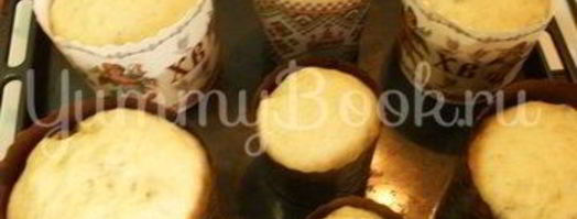 пасхальные куличи с халвой. Шаг 11