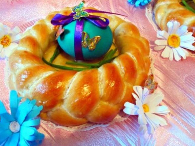 Рецепт пасхальных плетенок для яиц