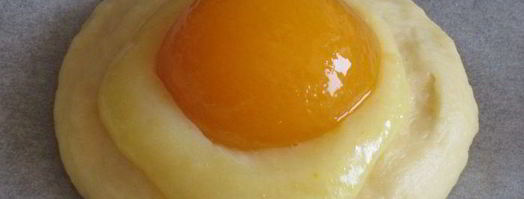 пасхальные творожные булочки с заварным кремом и абрикосами. Шаг 11