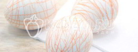 пасхальные яйца карандашные. Шаг 2