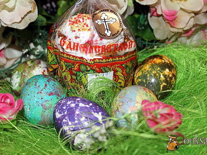 Рецепт пасхальных яиц крапинка