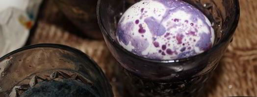 пасхальные яйца крапинка. Шаг 2