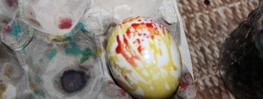 пасхальные яйца крапинка. Шаг 4