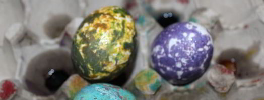 пасхальные яйца крапинка. Шаг 6