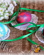 Пасхальные яйца, три способа окрашивания