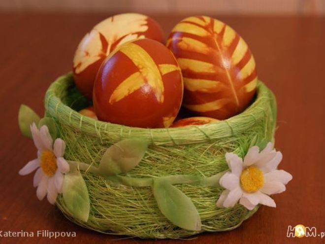 Рецепт пасхальных яиц