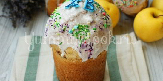 Простой пасхальный кулич