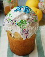 Простой пасхальный кулич