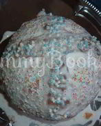 Румяный кулич пасхальный