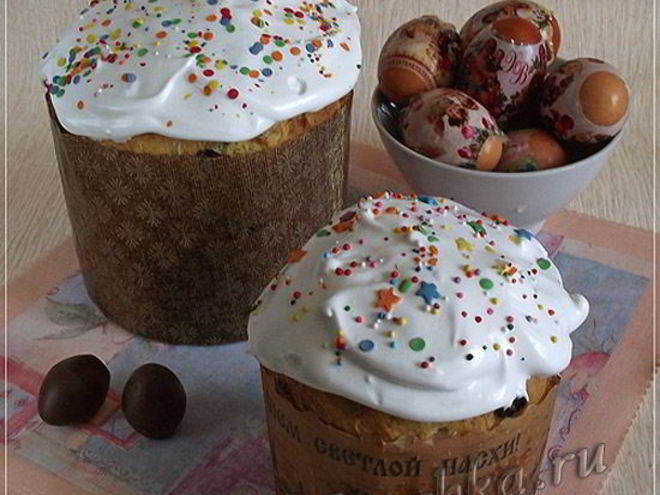 Рецепт шафранового кулича с марципаном