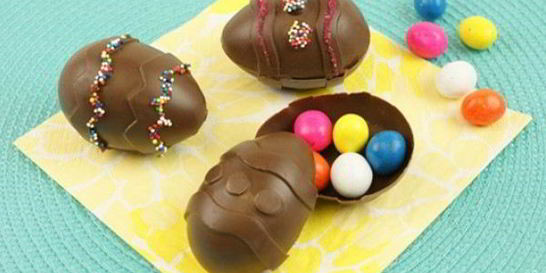 Шоколадные пасхальные яйца