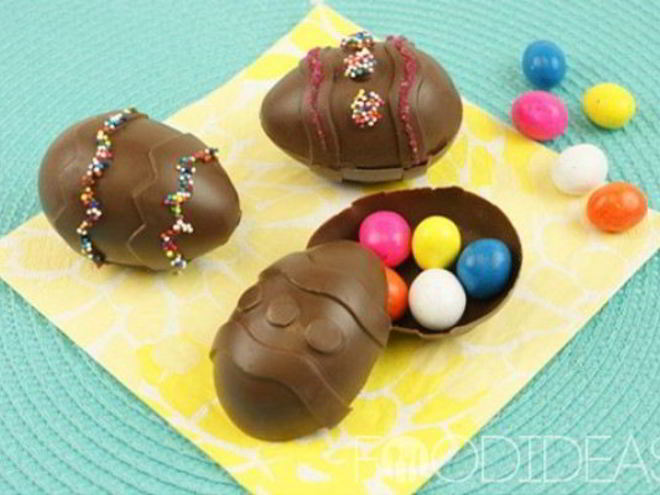 Рецепт шоколадных пасхальных яиц