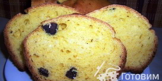 Сладкий кулич с апельсиновой ноткой