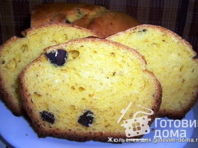 Рецепт сладкого кулича с апельсиновой ноткой