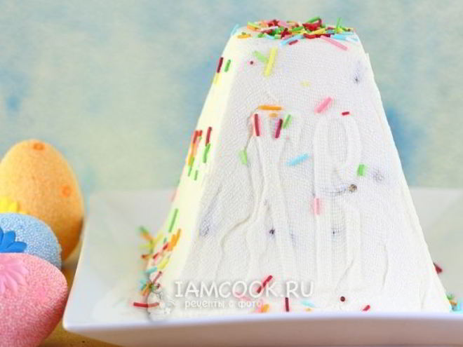 Рецепт царской творожной пасхи без выпечки