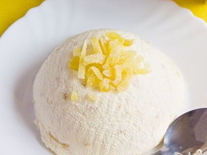 Рецепт творожной пасхи лимонно-имбирная