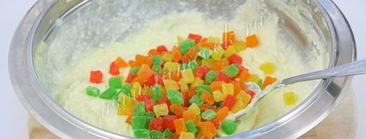 творожная пасха ванильная с цукатами. Шаг 9