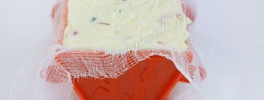 творожная пасха ванильная с цукатами. Шаг 10