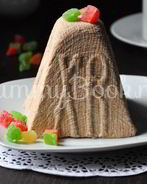 Творожная шоколадная пасха