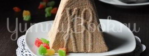 творожная шоколадная пасха. Шаг 11