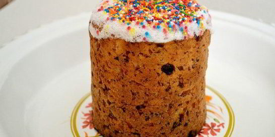 Творожный кулич