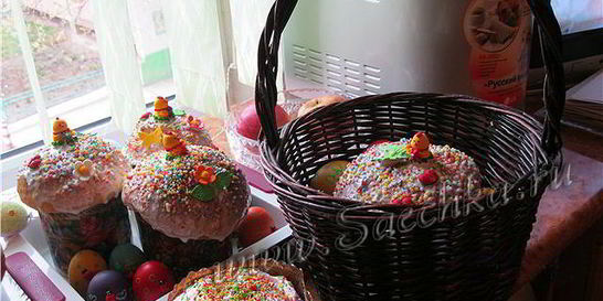 Вкусный пасхальный кулич