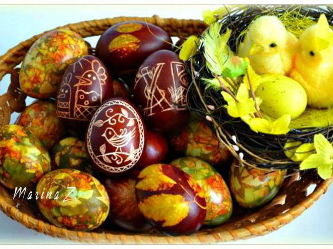 Рецепт яиц варенных в луковой шелухе