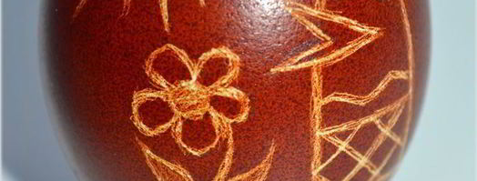 яйца варенные в луковой шелухе. Шаг 3