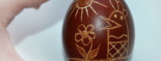 яйца варенные в луковой шелухе. Шаг 5