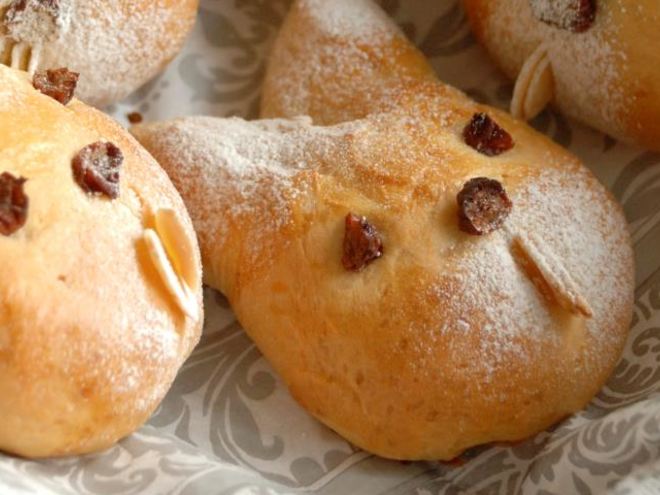 Рецепт зайцев дрожжевых пасхальных