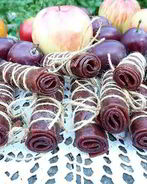 Пастила из яблок и слив с корицей