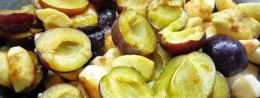 пастила из яблок и слив с корицей. Шаг 2