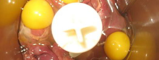 печеночный пудинг с вишневым соусом. Шаг 2