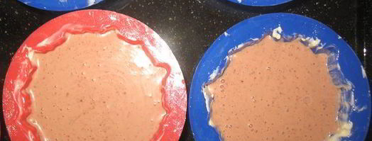 печеночный пудинг с вишневым соусом. Шаг 3