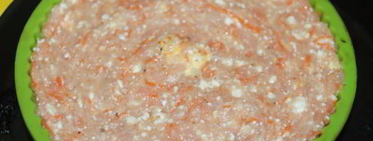 пудинг куриный с морковью и творогом. Шаг 6