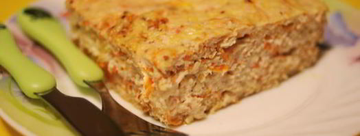 пудинг куриный с морковью и творогом. Шаг 7