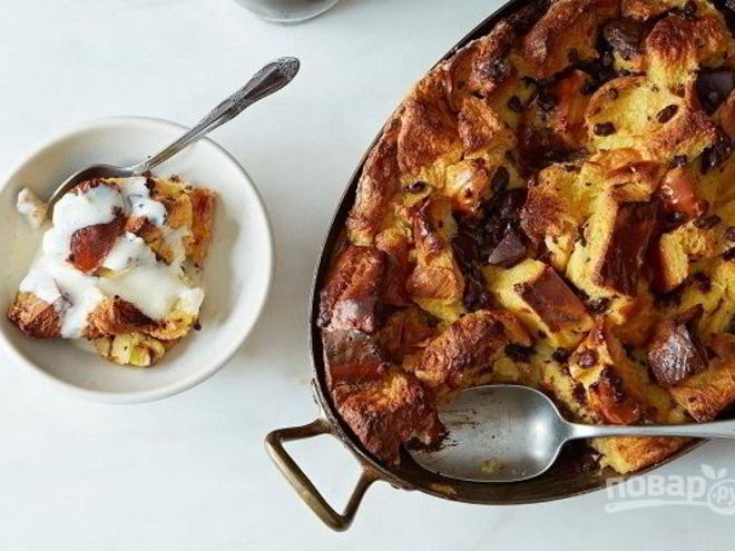 Рецепт пудинга на бурбоне