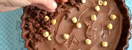 шоколадный крамбл. Шаг 9