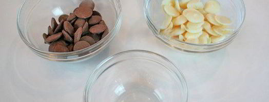 шоколадные листья. Шаг 2