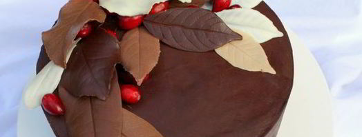 шоколадные листья. Шаг 8