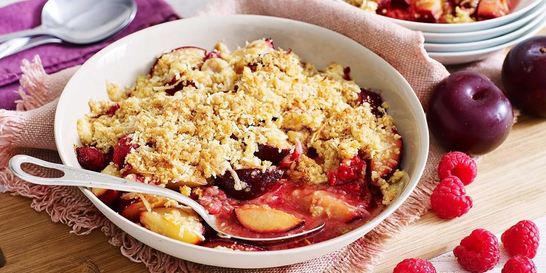 Сливовый крамбл