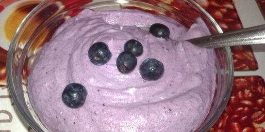 Черничное суфле