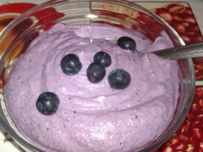 Рецепт черничного суфле