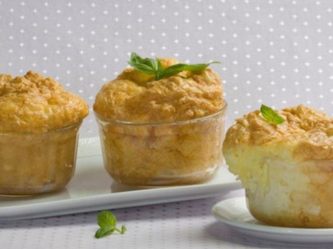 Рецепт дважд запеченное суфле с козьим сыром