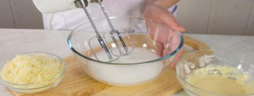 дважды запеченное суфле с козьим сыром. Шаг 2