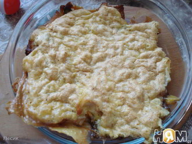 Рецепт камбалы под сырным суфле по-французски