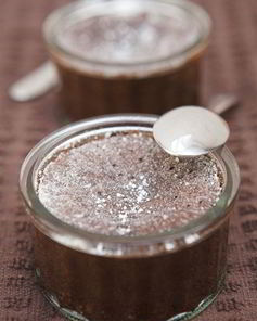 Кофейное суфле с соусом мокко