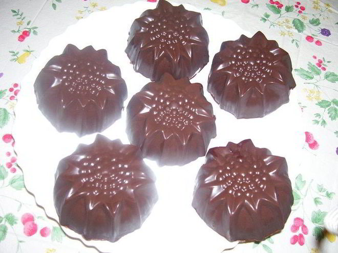 Рецепт конфет с персиками и творожным суфле