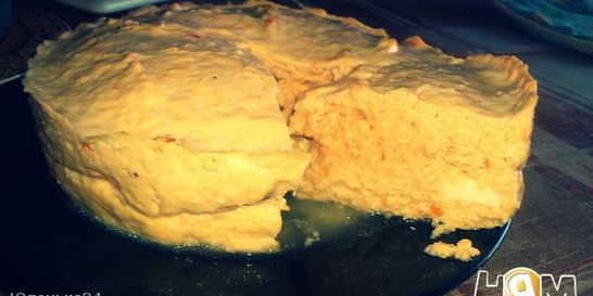 Куриное суфле розовое