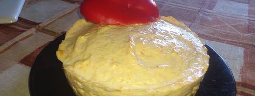 куриное суфле розовое. Шаг 8